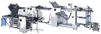 コンピューター搭載自動制御紙折機システムイメージ